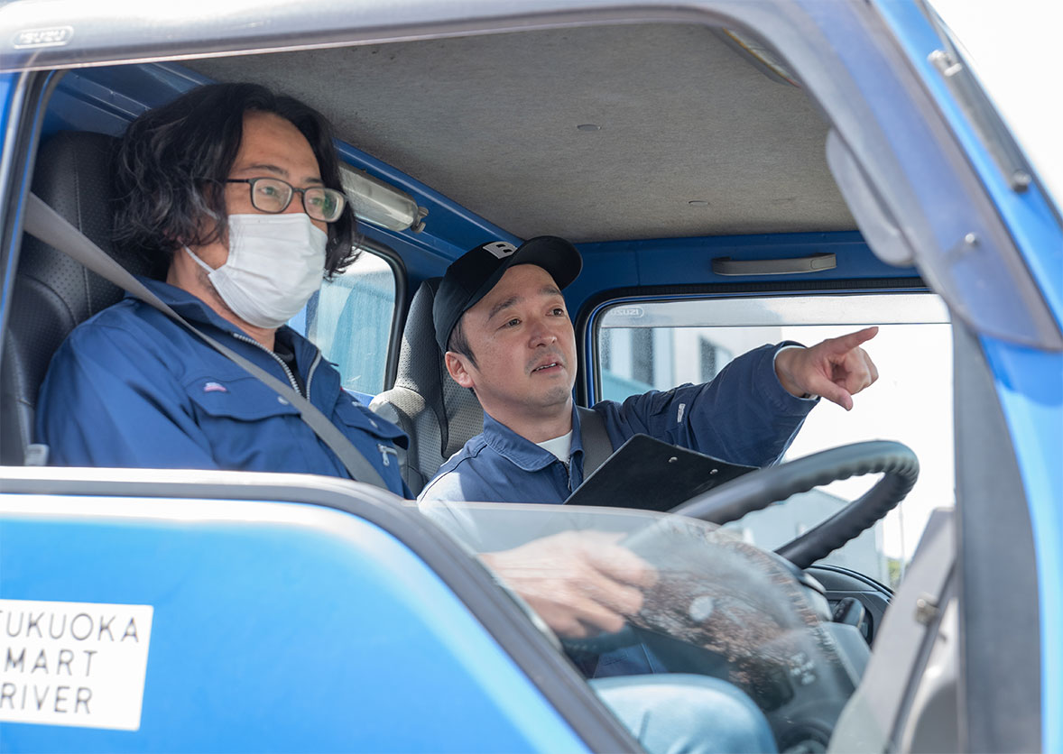 トラックの試乗